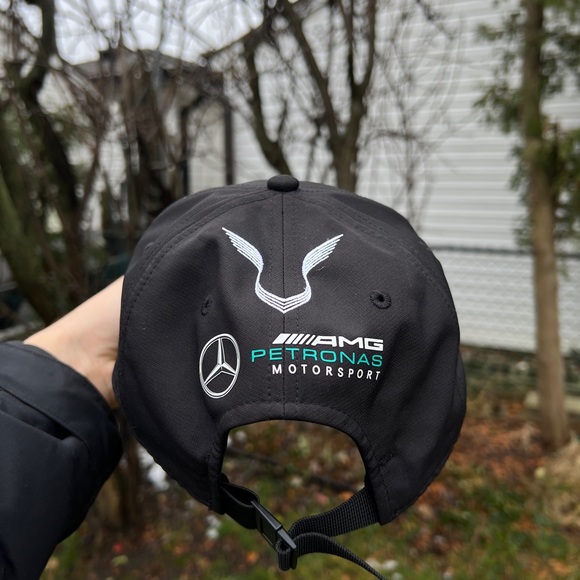 Classic Lewis Hamilton Mercedes Benz Petronas  Strap Back Hat - Picture 4 of 6